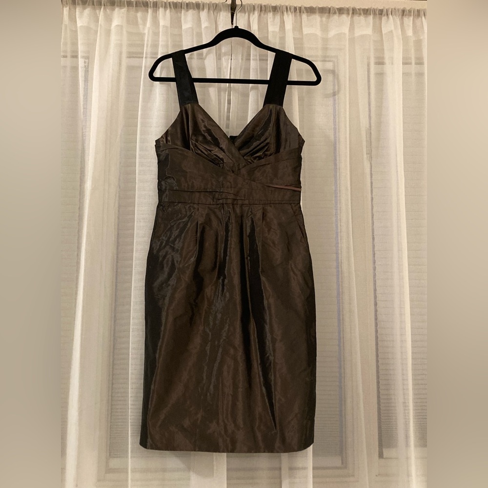Iridescent purple dress